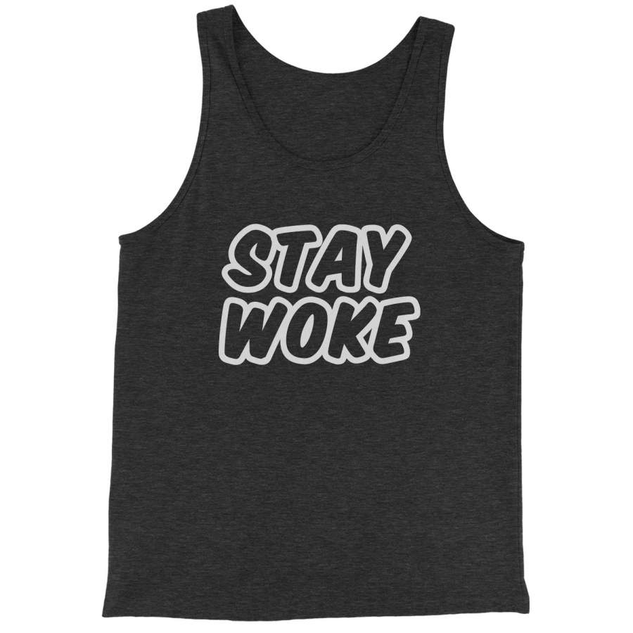 Stay Woke #StayWoke Black Lives Matter  Jersey Tank Top for Men