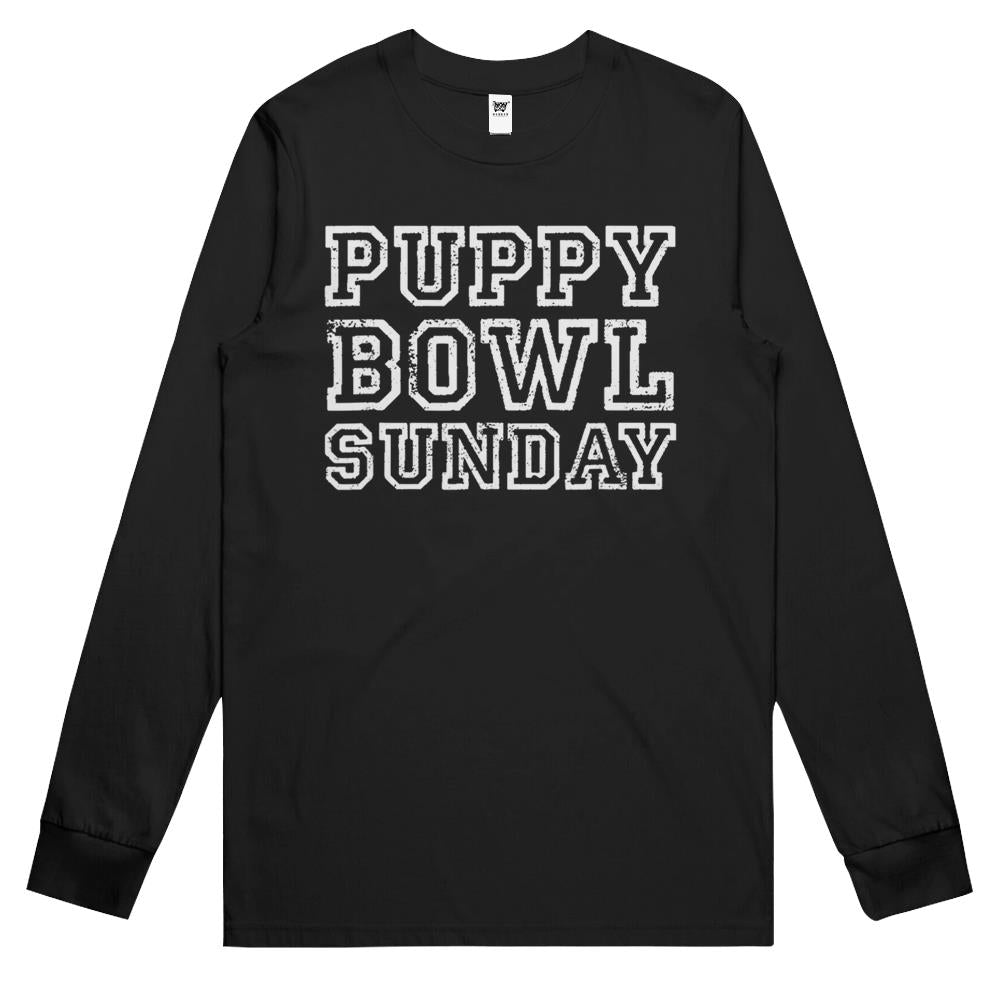 Puppy Bowl Sunday Long Sleeve T Shirts