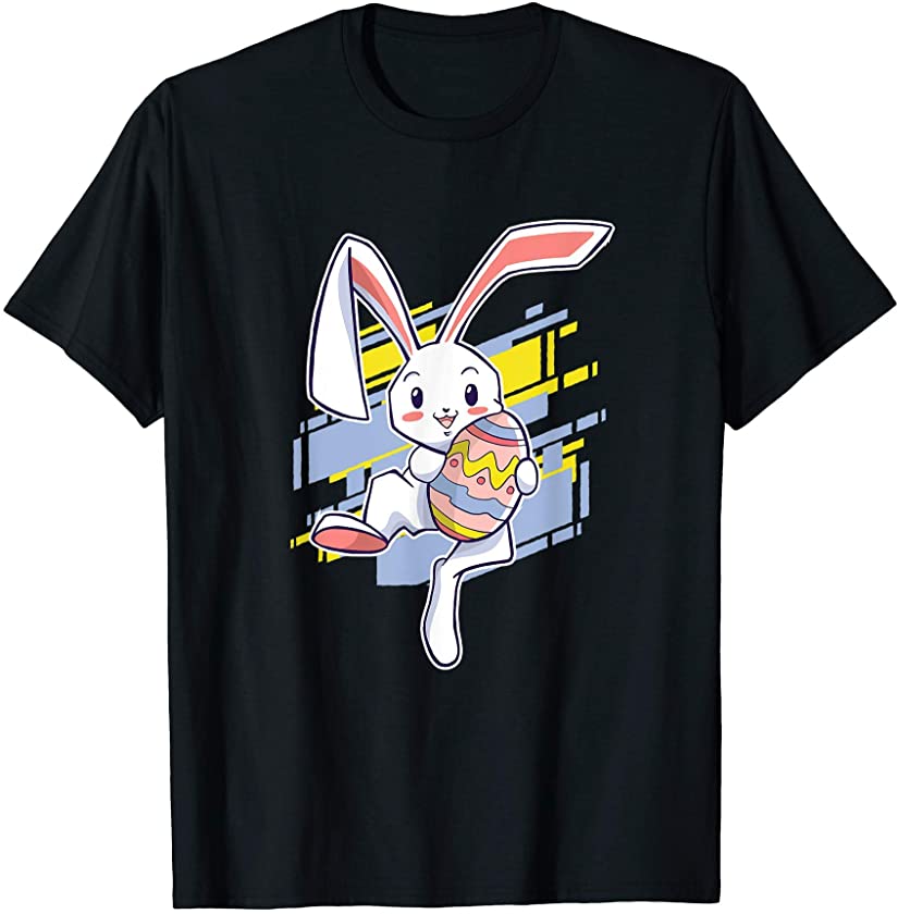 Kawaii Anime Easter Bunny T-Shirt