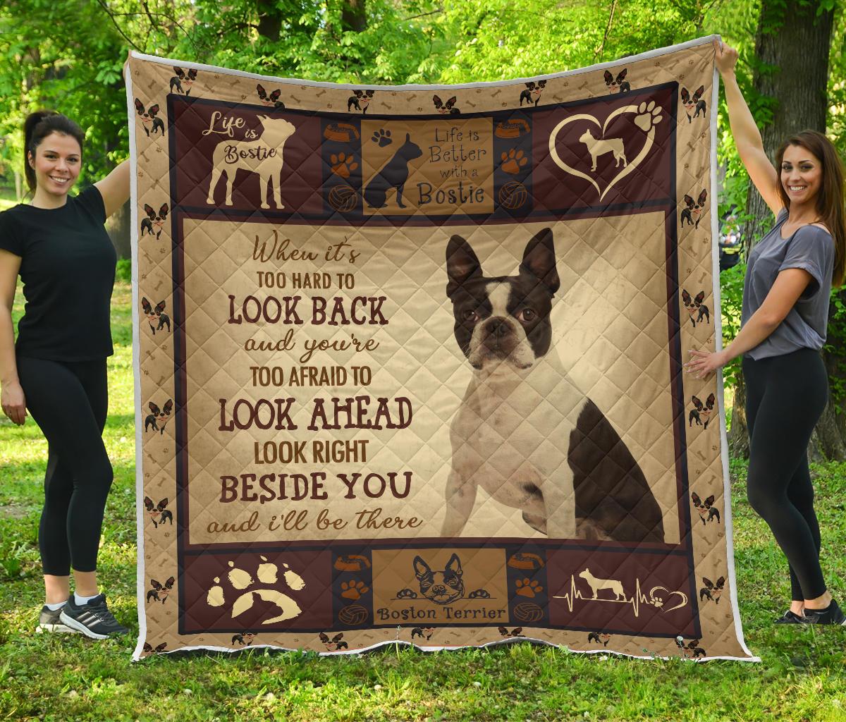 Bostom Terrier-Quilt Beside Pt-Ds001 Home Decor – Quilt