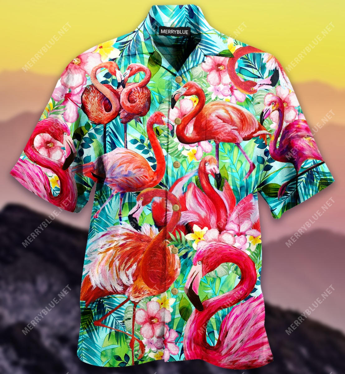 Florida Flamingo Unisex Hawaii Shirt Ha50104