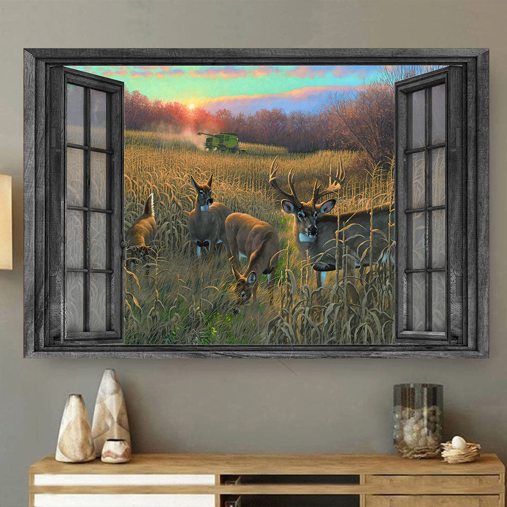 Blacktail Deer 3D Wall Art Home Decor Gift Couple Maize Hunting Lover Da0397-Tnt