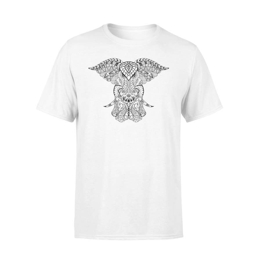 Iamkobold  Boho Tribal Elephant (No Color) T-Shirt