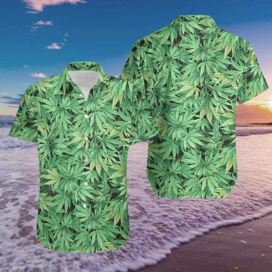 Cannabis Hawaii Aloha Shirts H Ha19708