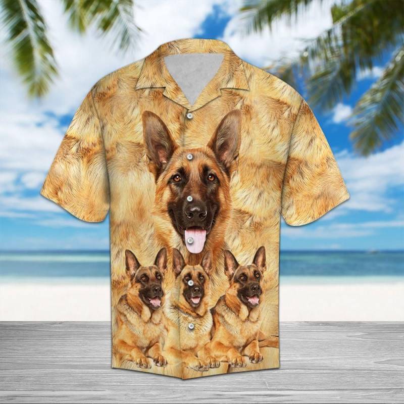 Artsyhomes German Shepherd Great Hawaiian Ha28672