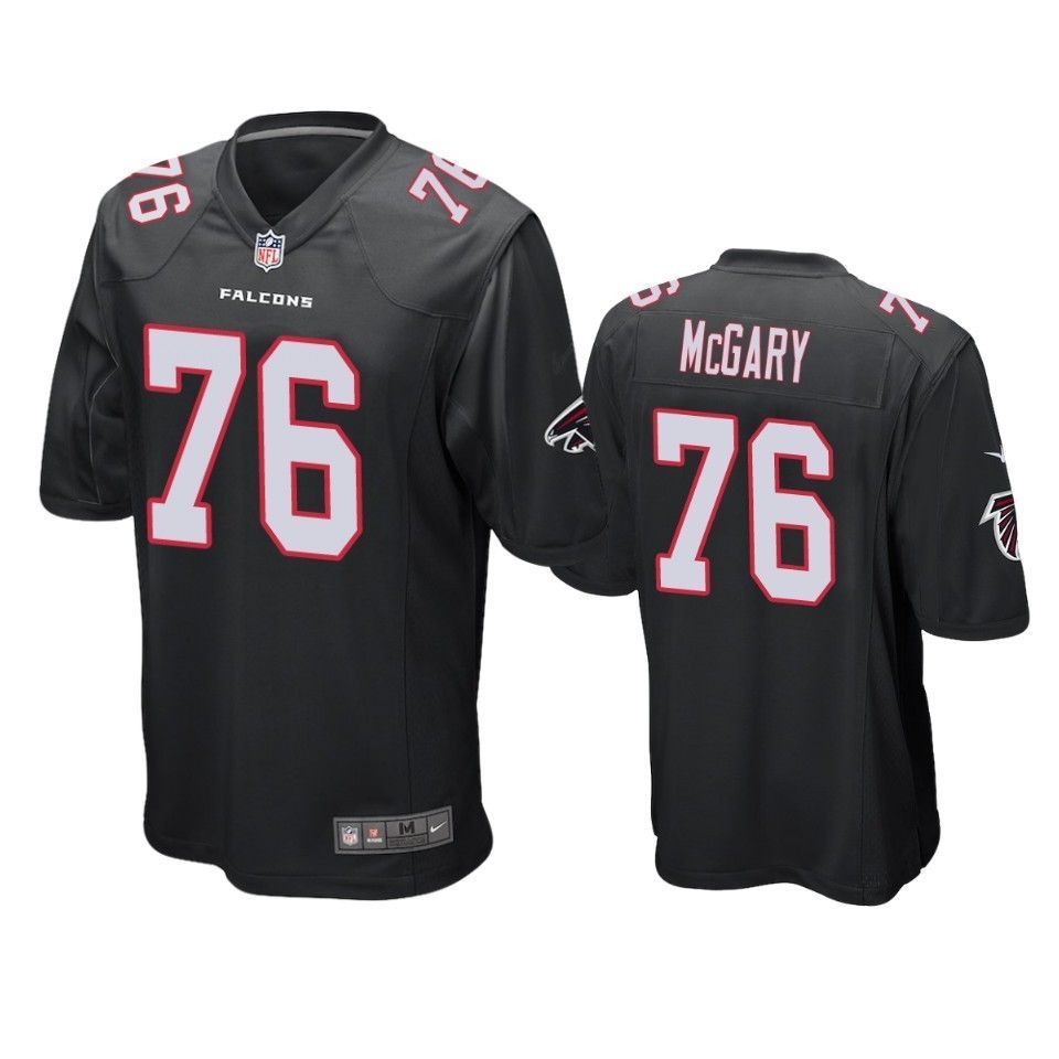 Atlanta Falcons Kaleb Mcgary 2019 NFL Draft Black Alternate Game Jersey