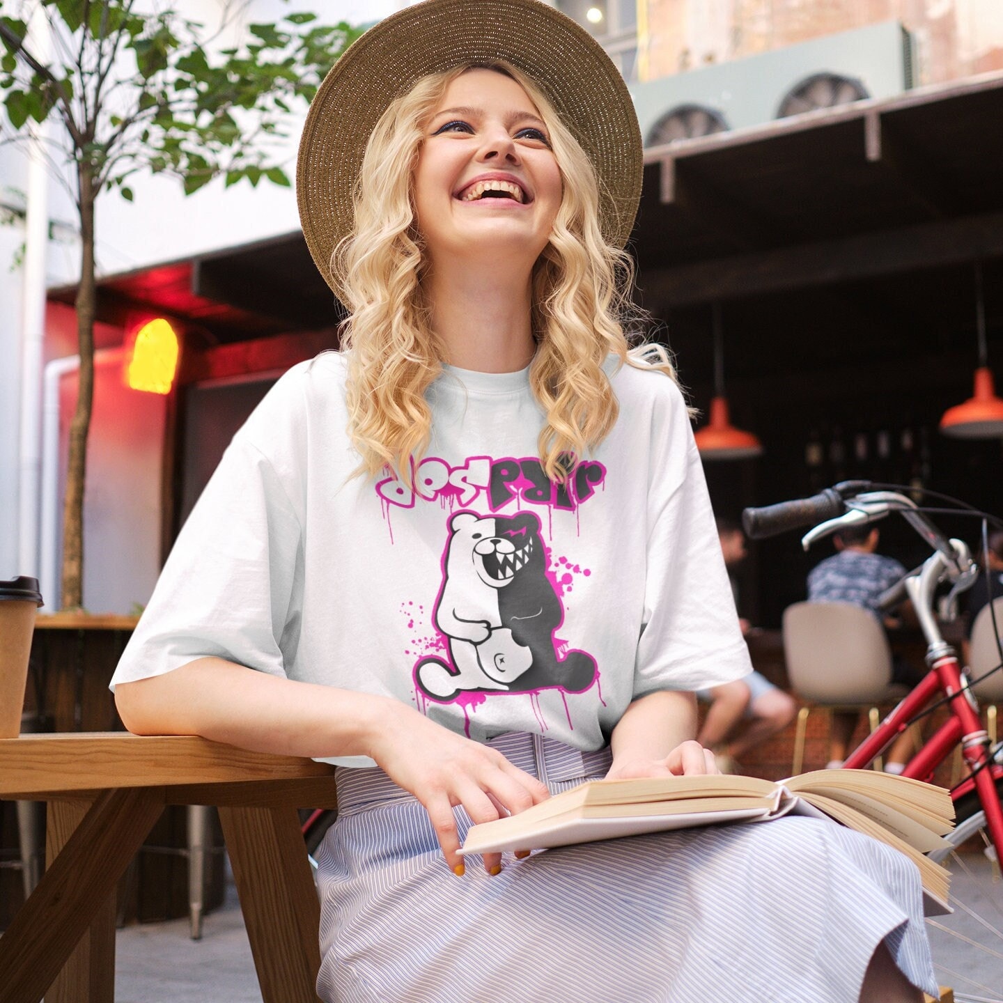 Danganronpa Monokuma Despair Shirt-danganronpa tshirt,danganronpa v3,danganronpa shirt,danganronpa v2,despair,despair coffee,monokuma shirt