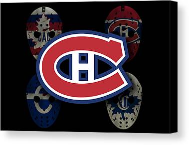 24 Montreal Canadiens Joe Hamilton Canvas Print