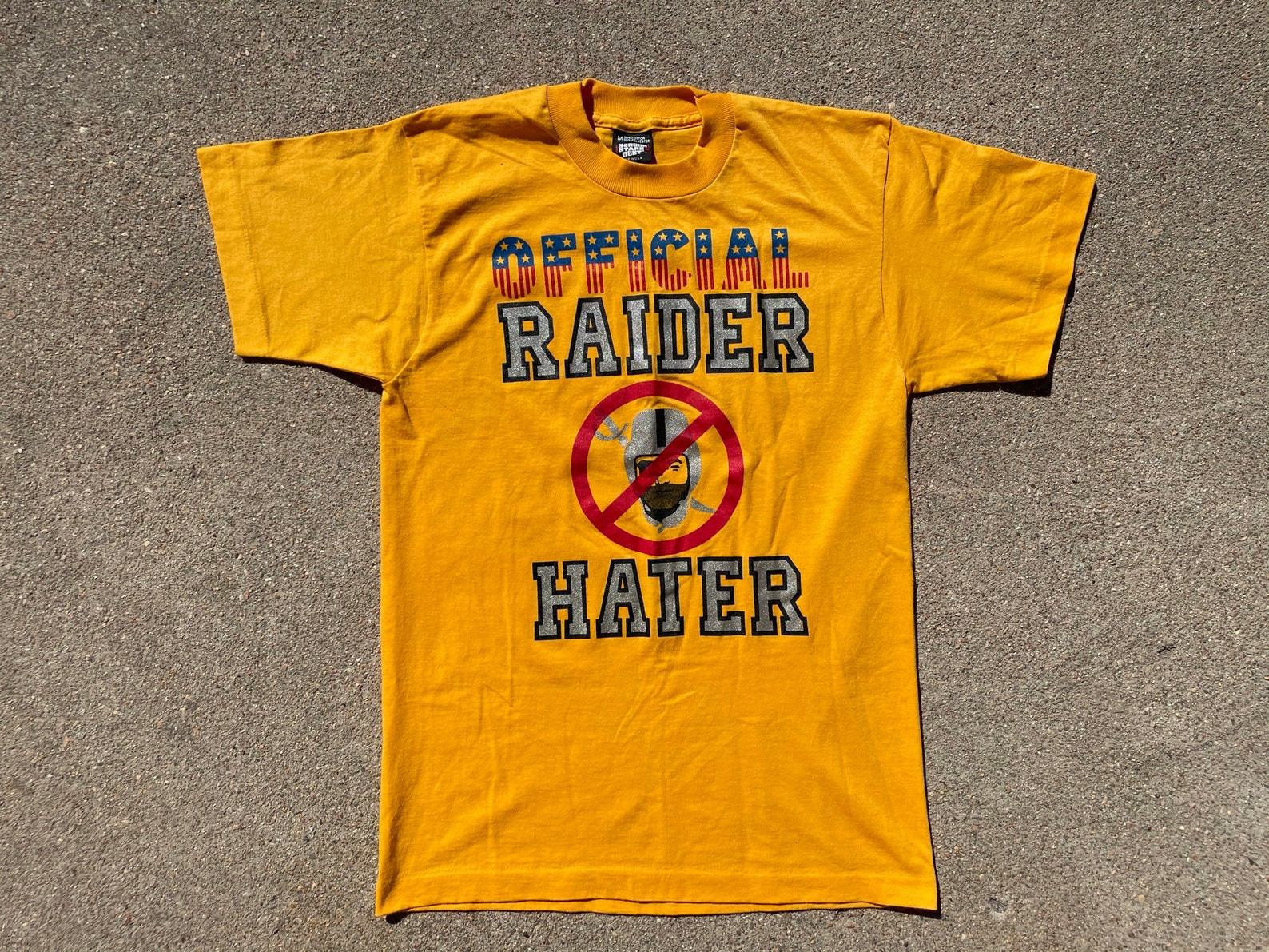 Vtg 90S Raider Hater Denver Broncos Bootleg Ed T Shirt