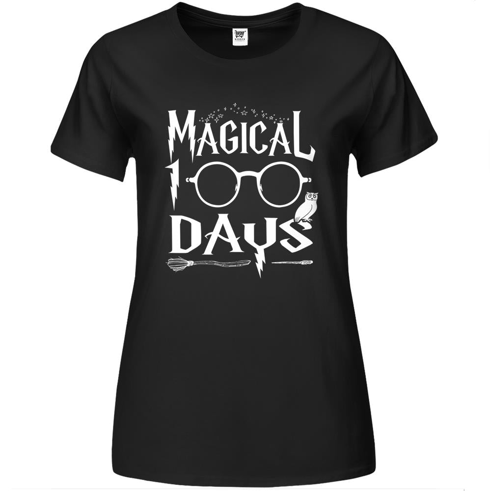 100 Days Of School Shirt For Girls Boys Teacher Adult Gift Premium Womens T Shirts