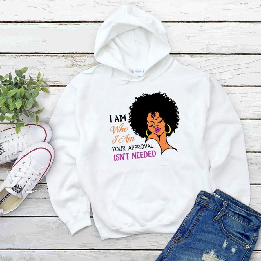 Black queen lady curly natural afro african american ladies your approval isn’t needed white hoodie for men and women S-5XL