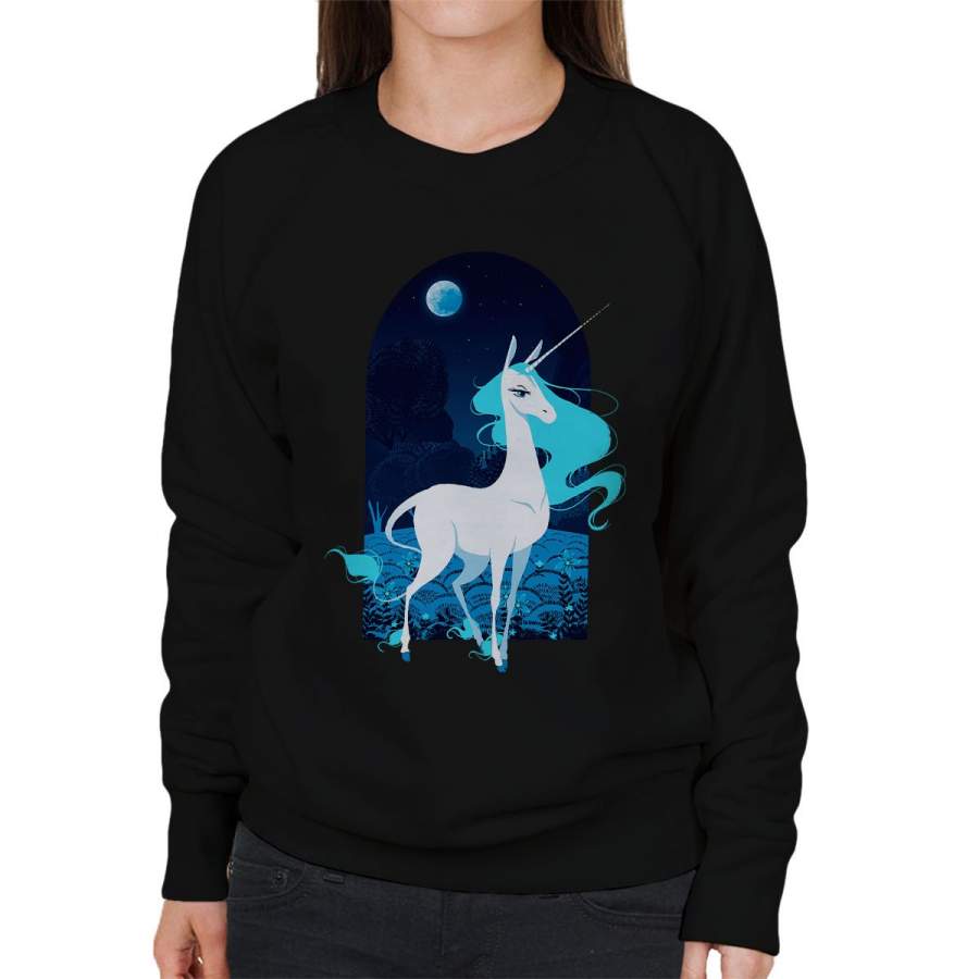 Amalthea Greek Mythology The Last Unicorn Women’s Sweatshirt