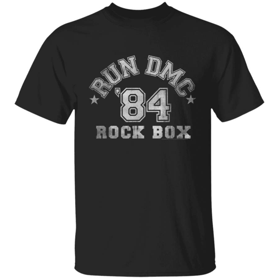 Run DMC Official Rock Box Varsity TShirt