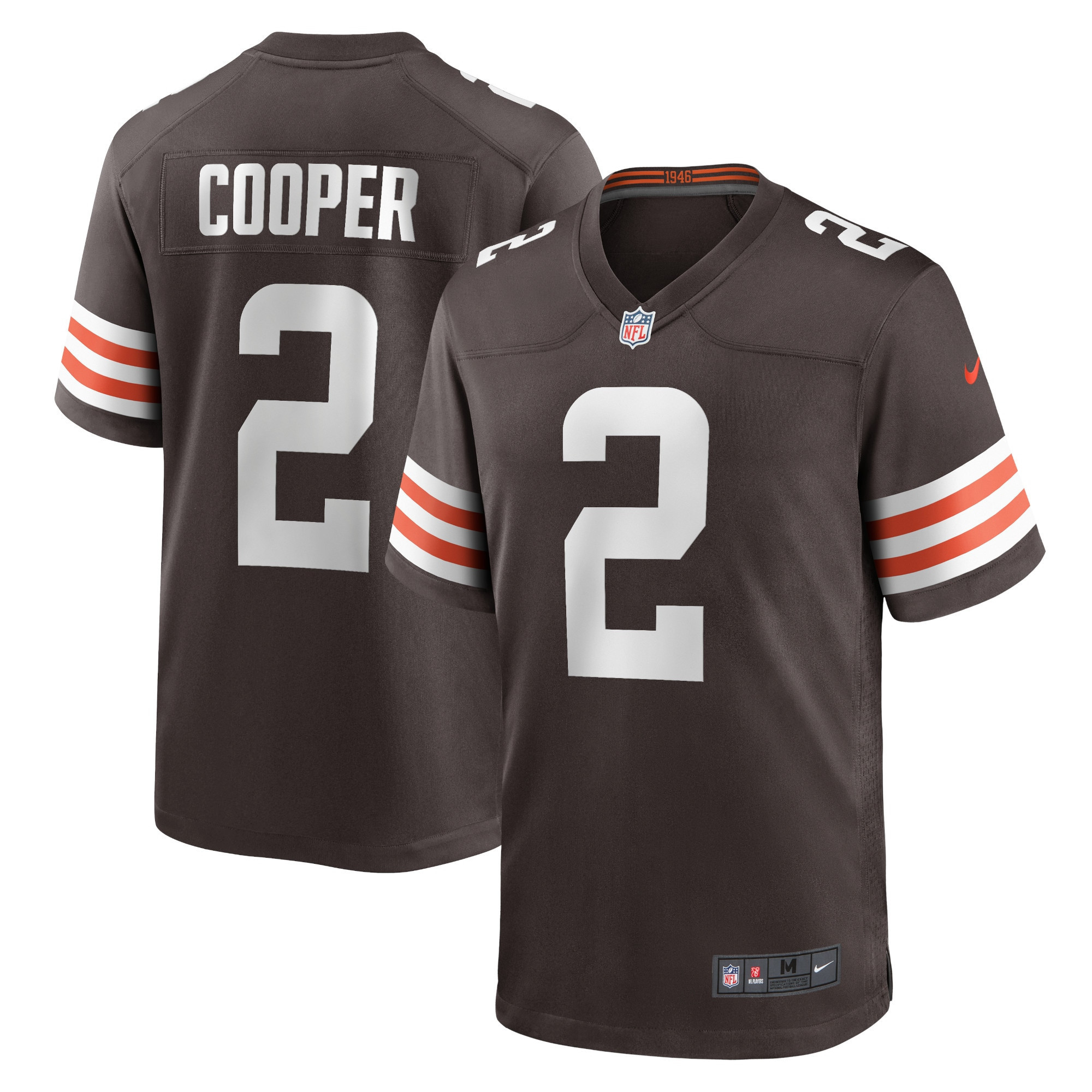 Amari Cooper Cleveland Browns Player Game Jersey – Brown NFL