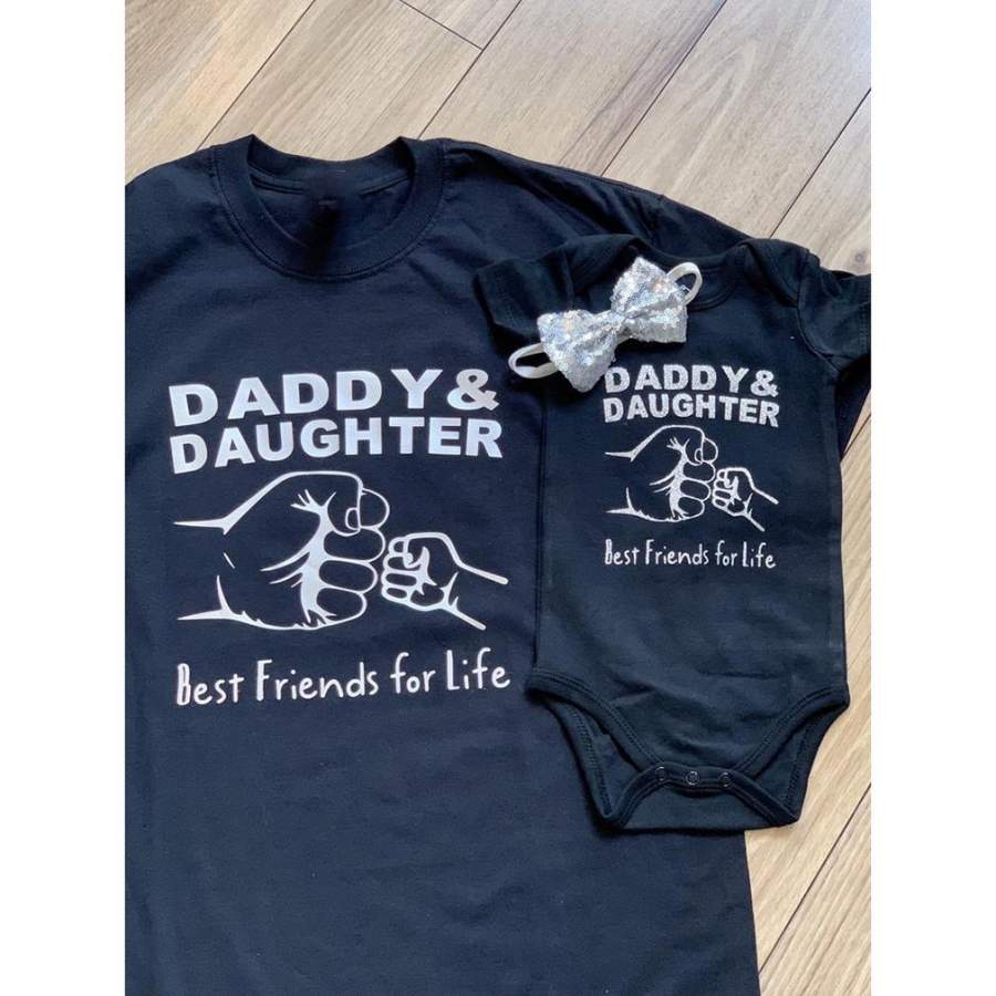 Daddy And Daughter Best Friends For Life Matching Shirt – Dad And Daughter Gift Gsge