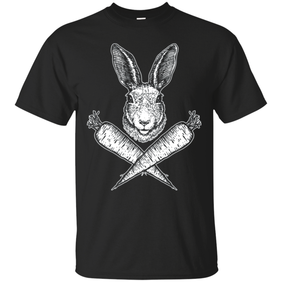 Skull And Bones Bunny Carrots Happy Easter Decorations Shirt