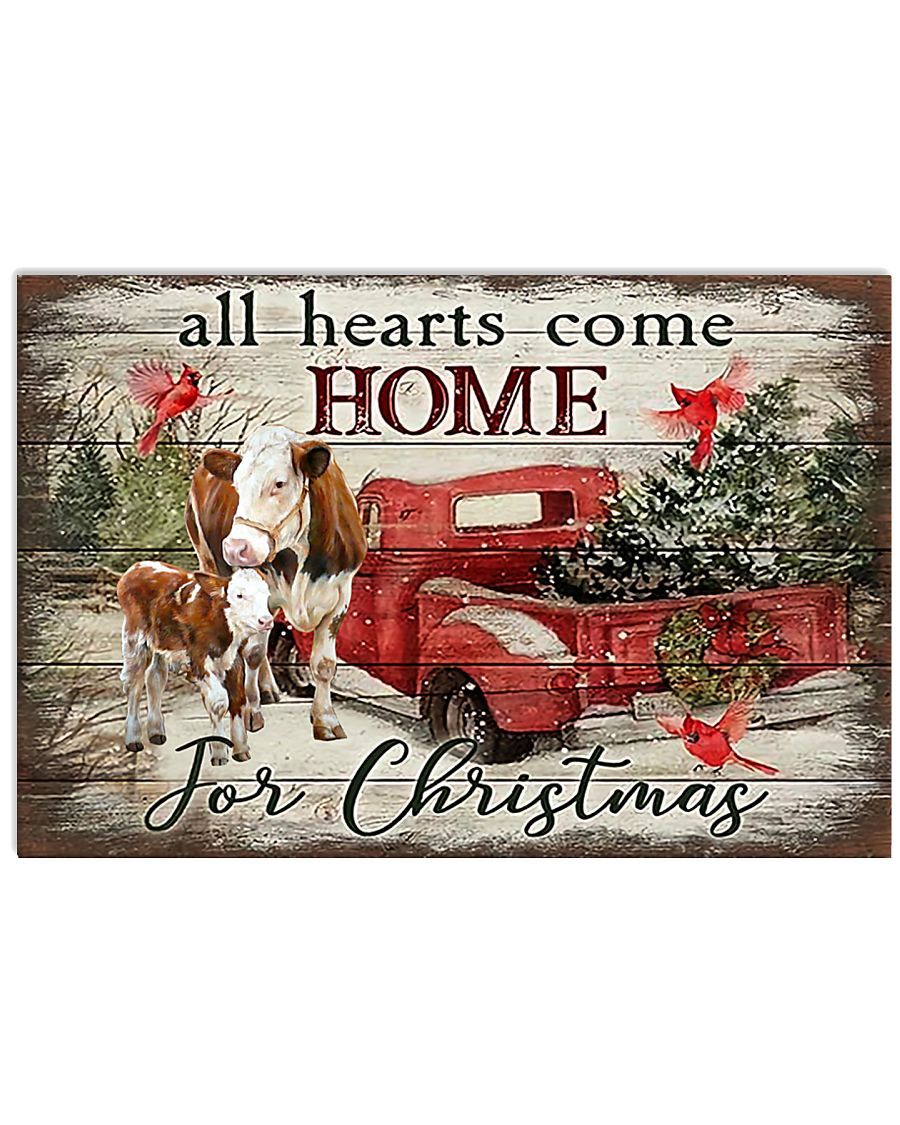 Cow – All Hearts Come Home Poster And Canvas, Wall Decor, Wall Art, Canvas Instructure, Wall Art, Poster Store, Wall Decals, Canvas Wall Art