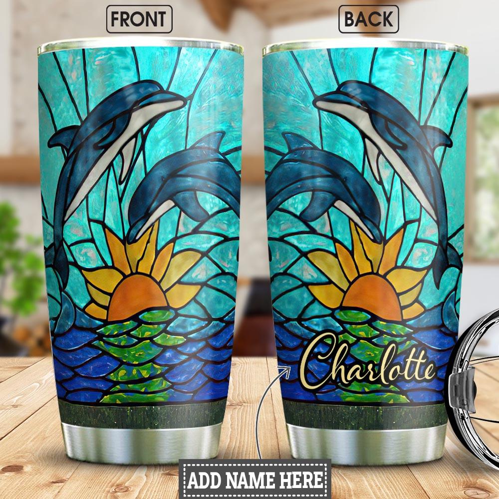 Dolphin Personalized NNR2711010 Stainless Steel Tumbler