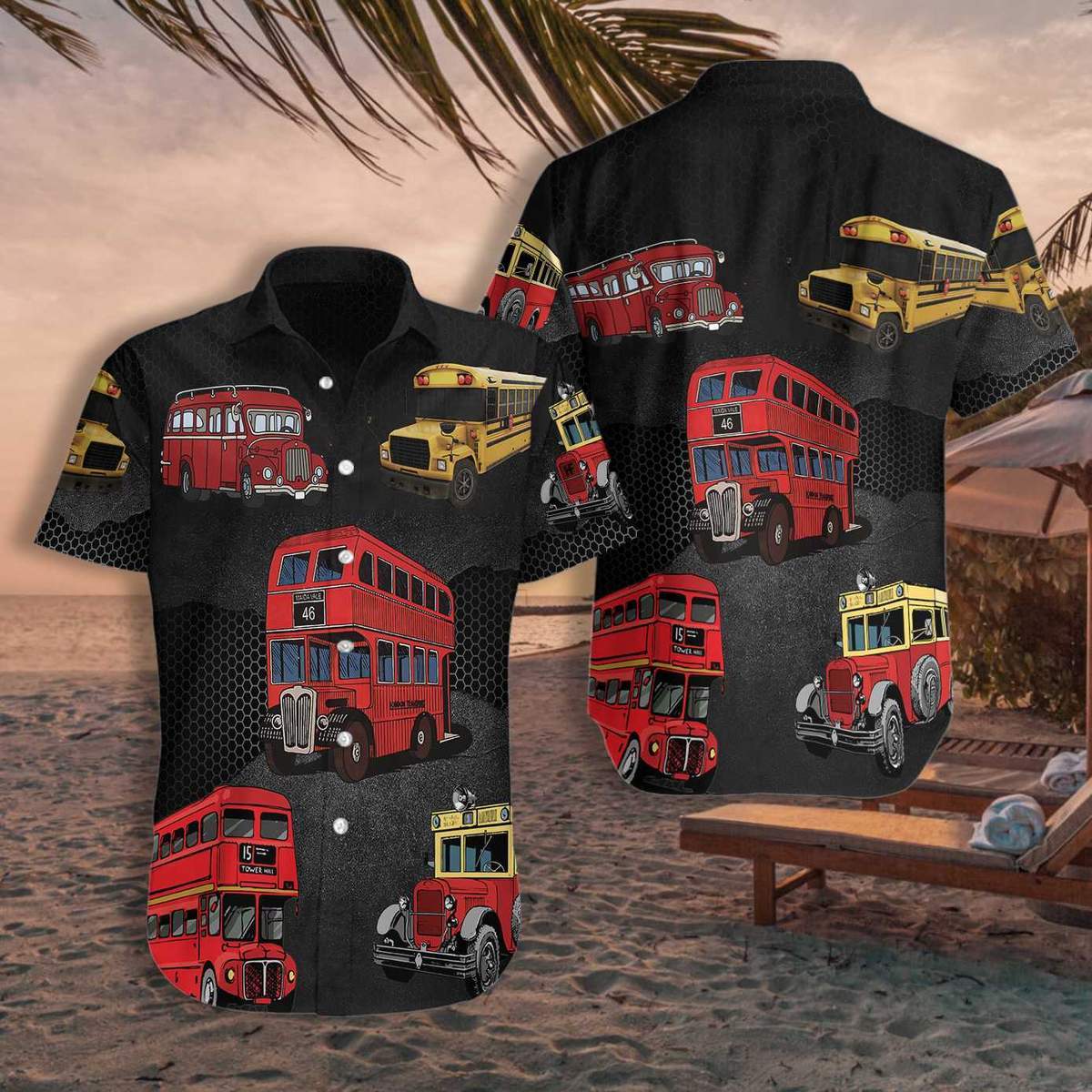 Driving At Night Bus Driver Hawaii Shirt Unisex Adult Ha39649