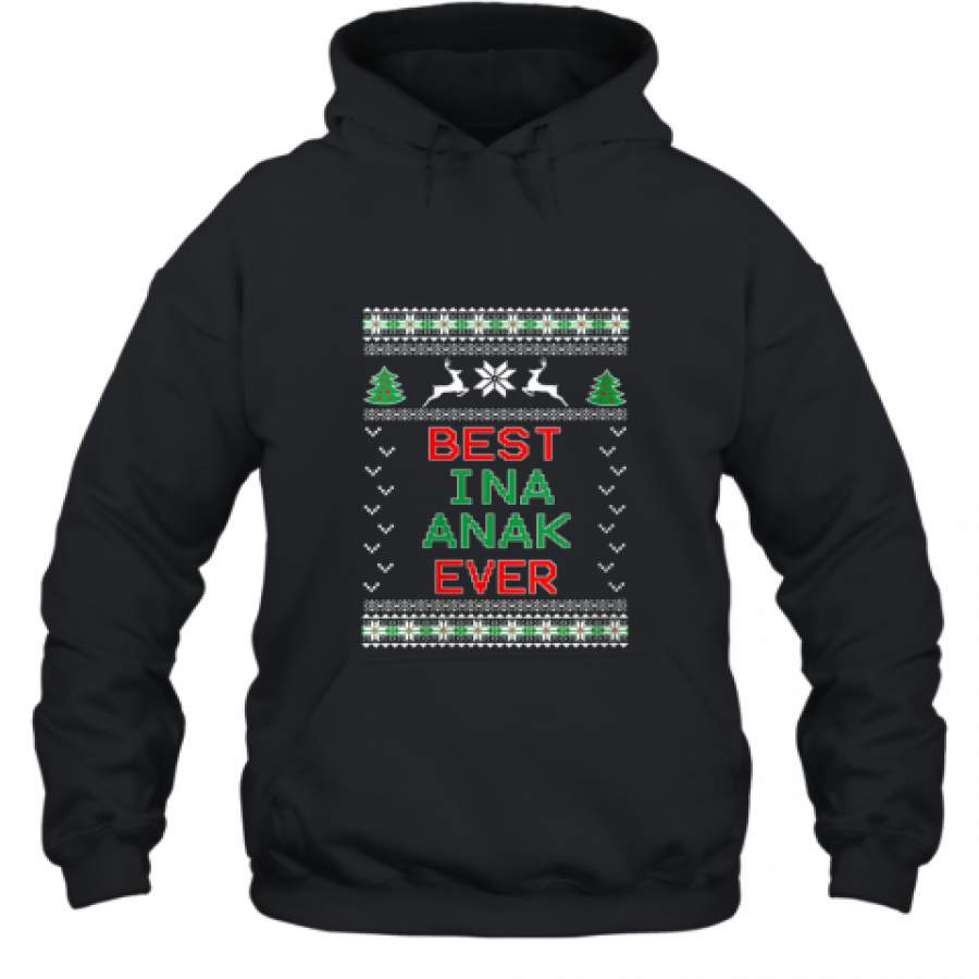 Ina anak Ugly Christmas Pinoy shirt Hoodie