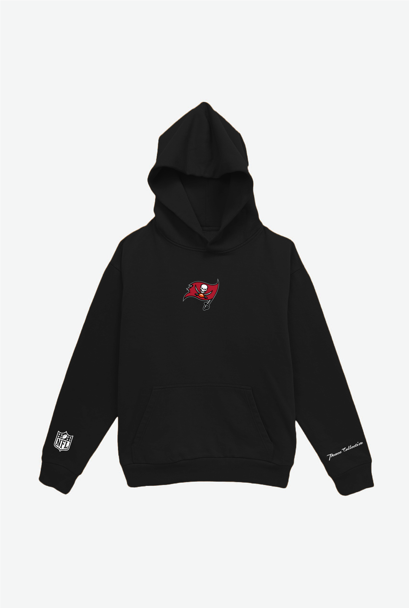 Tampa Bay Buccaneers Logo Heavyweight Hoodie – Black