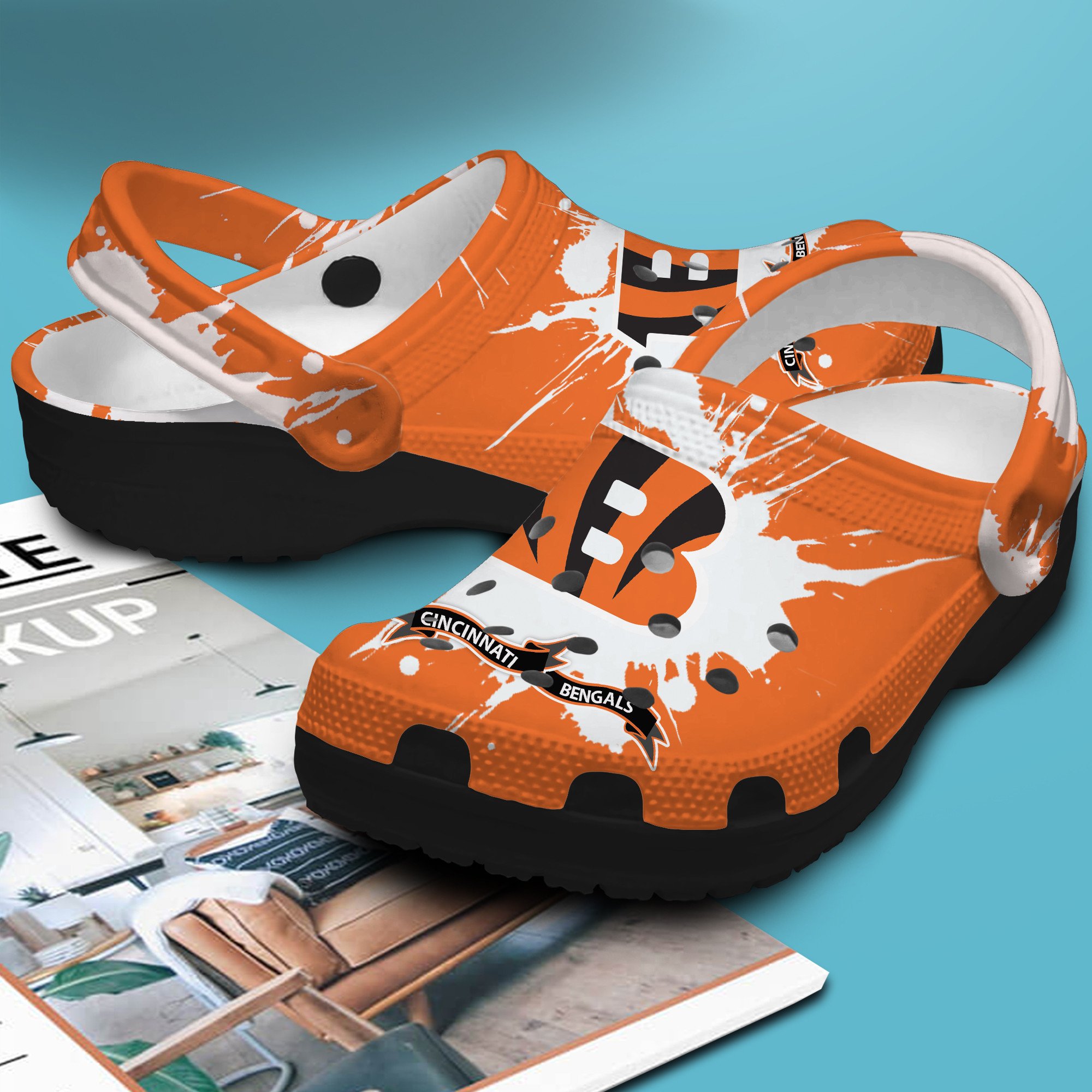 Customized – Bengals Crocs – 12893Du