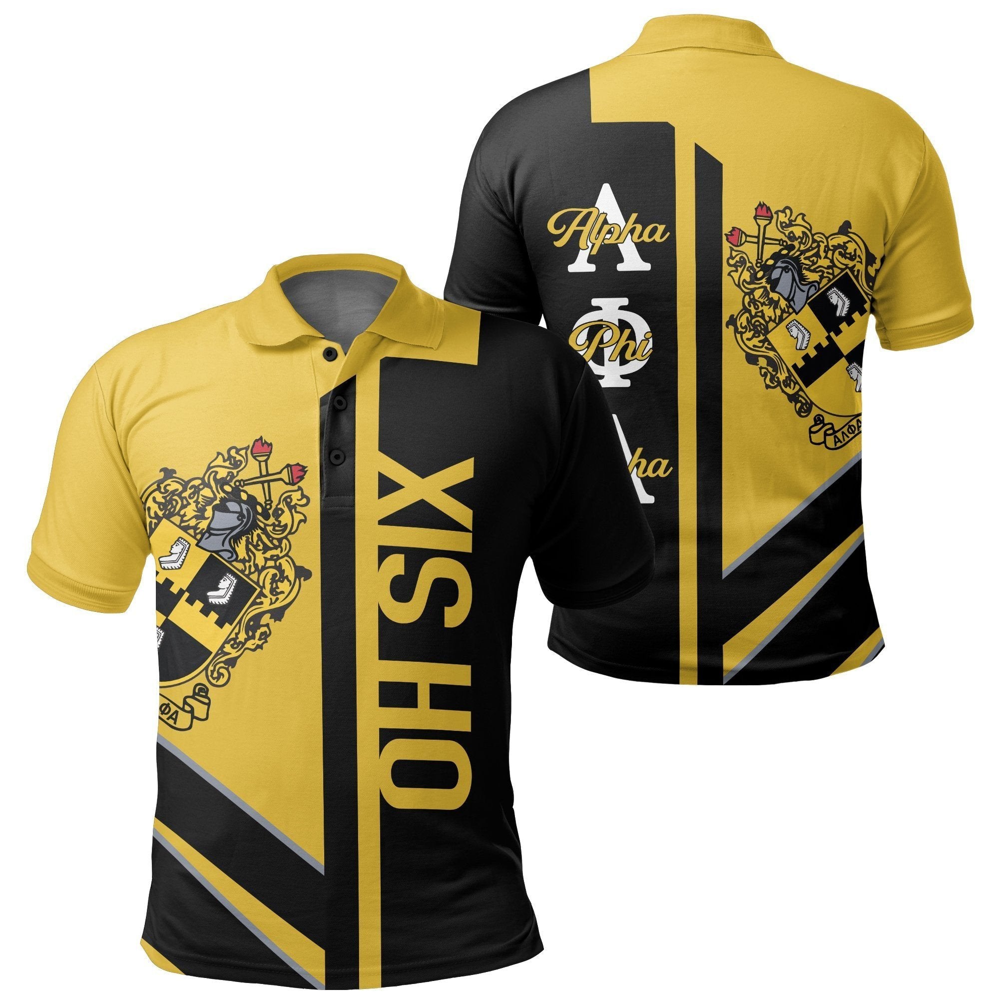 Alpha Phi Alpha Half Concept Polo Shirt