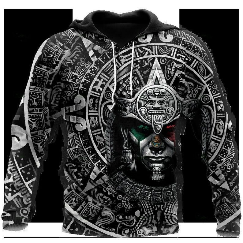 Aztec Warrior Mexican 3D All Over Printed Shirts 266