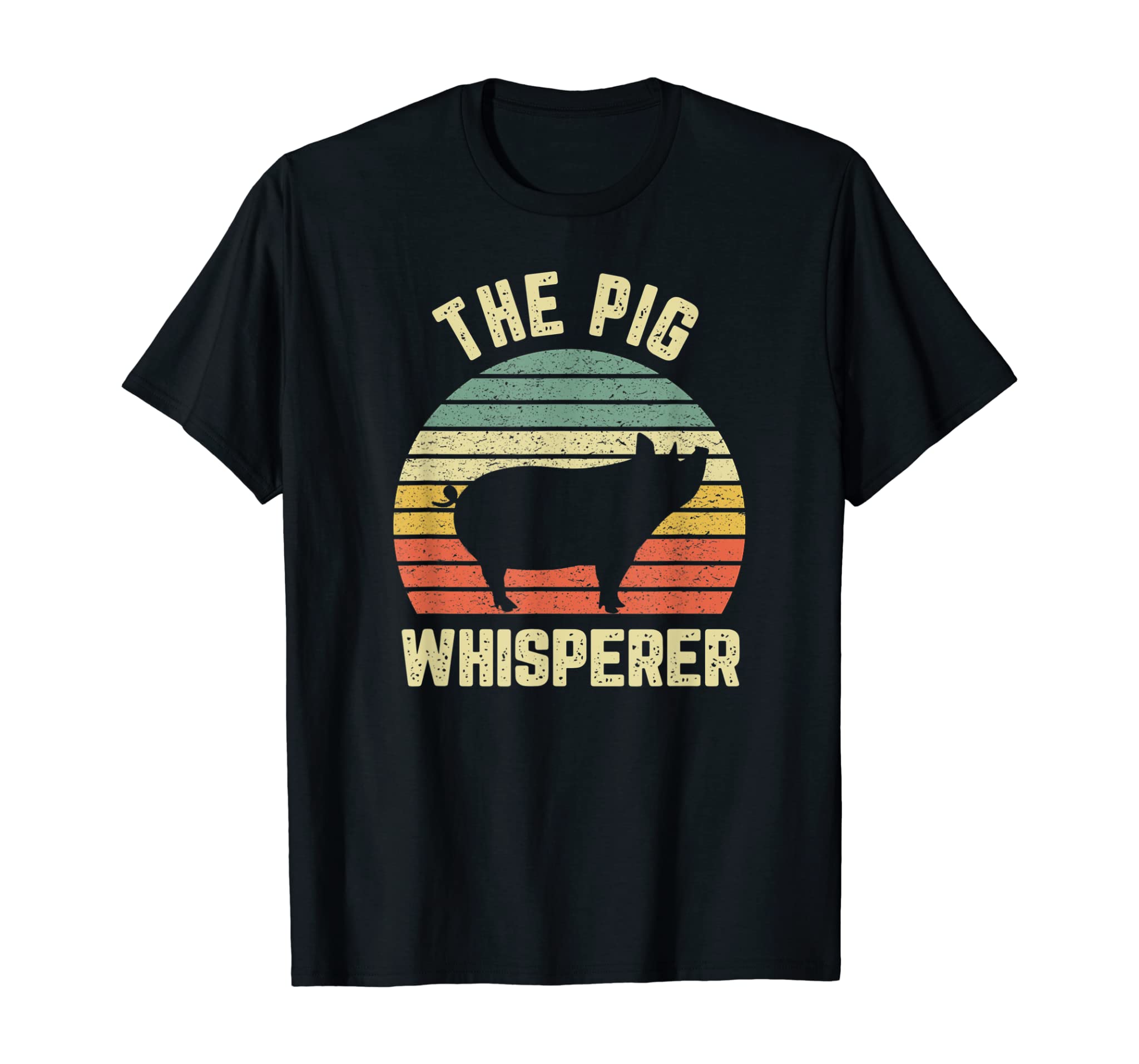 Pig Whisperer Shirt Funny Retro Vintage Farmer Swine Pig T-Shirt