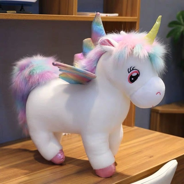 Rainbow Wings Unicorntoy Baby Sleeping Pillow Horse Animals Dolls