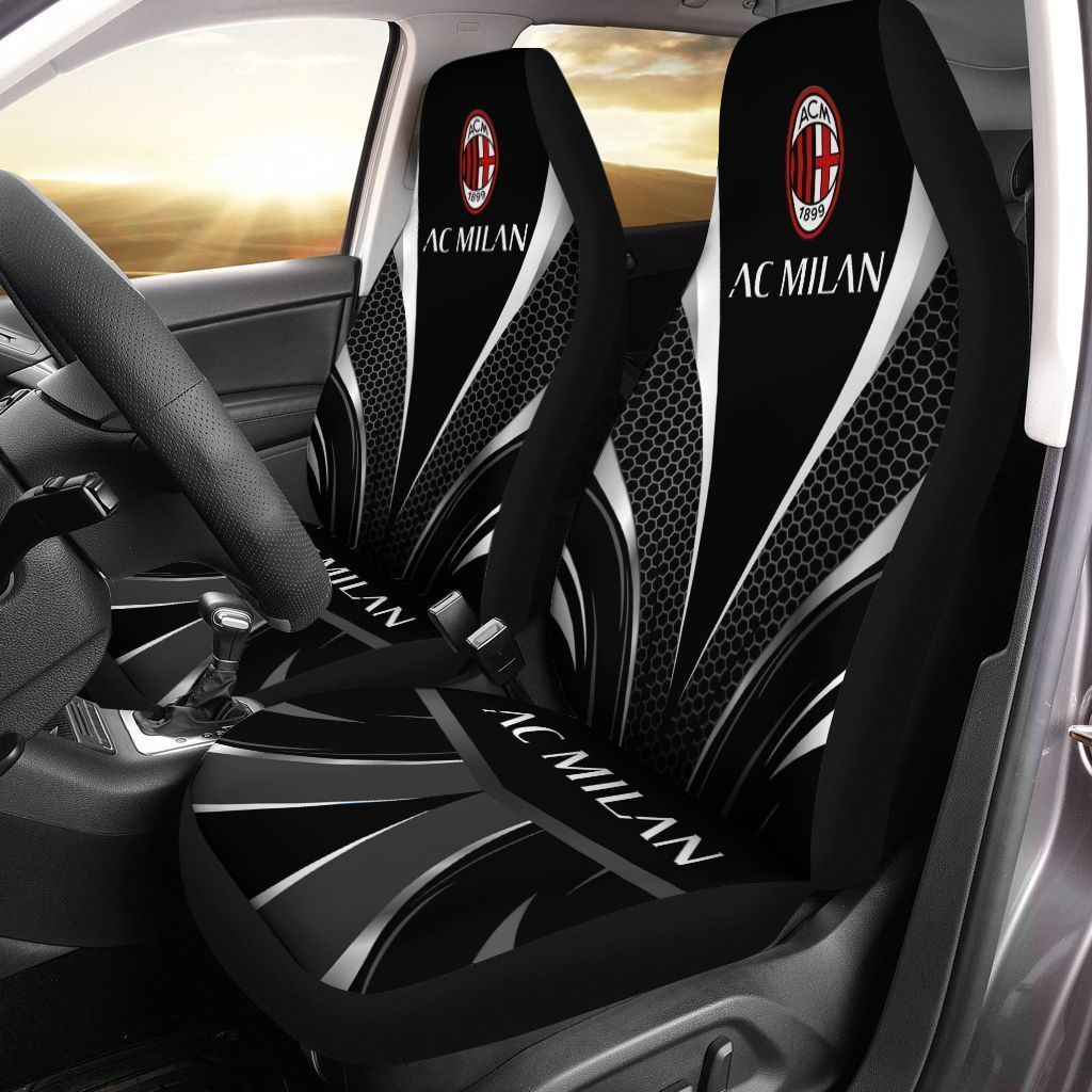 Ac Milan Car Seat Cover Ver 5 (Set Of 2)