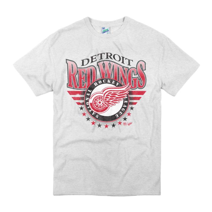 Detroit Red Wings Lift Off ’47 Vintage Tubular T-Shirt 3D All Over Print