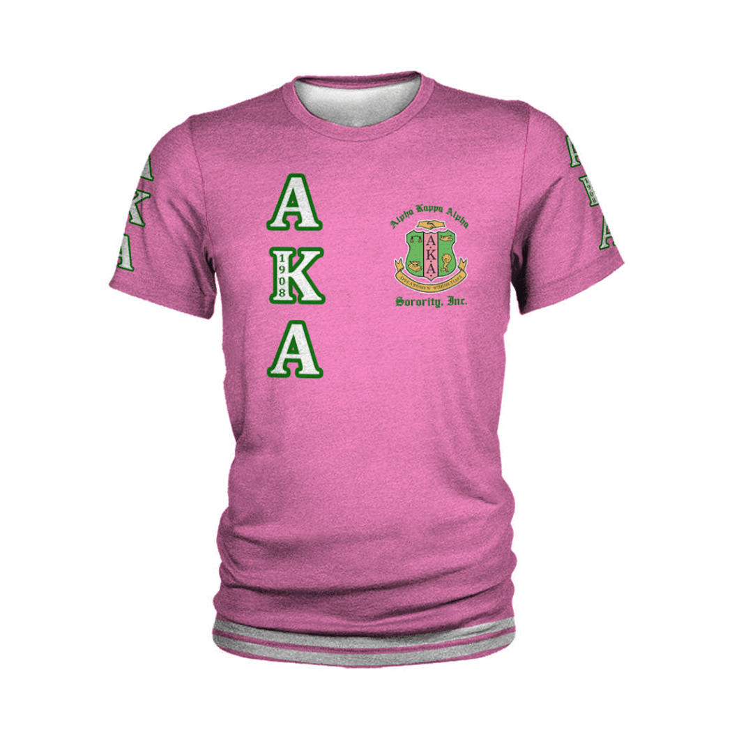 Alpha Kappa Alpha Pink 1908 All Over Print 3D Shirt Hoodie, Gift For Aka