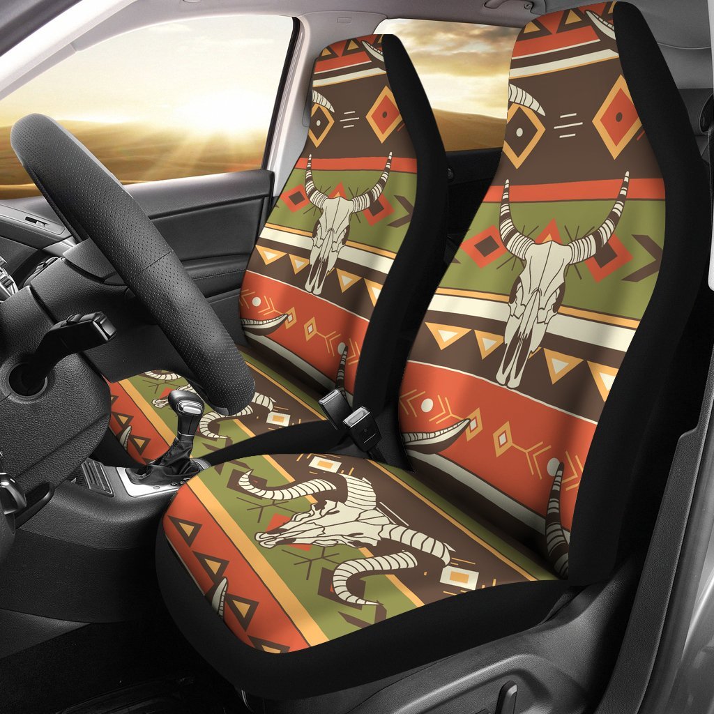 American Indian Skull Animal Car Seat Covers