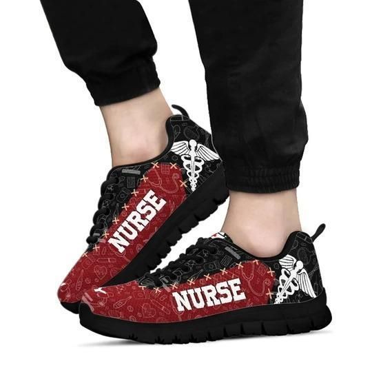 3D Printed Custom Nurse Hpt Sneakers For Men & Women Ver 3