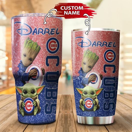 05-Chicago Cubs Personalized-Tumbler Cup 20oz, 30oz, Combo 20oz+30oz