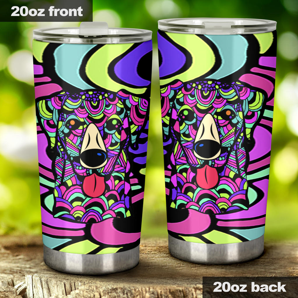 Labrador Design Double-Walled Vacuum Insulated Tumblers – Art By Cindy Sang – Jillnjacks Exclusive