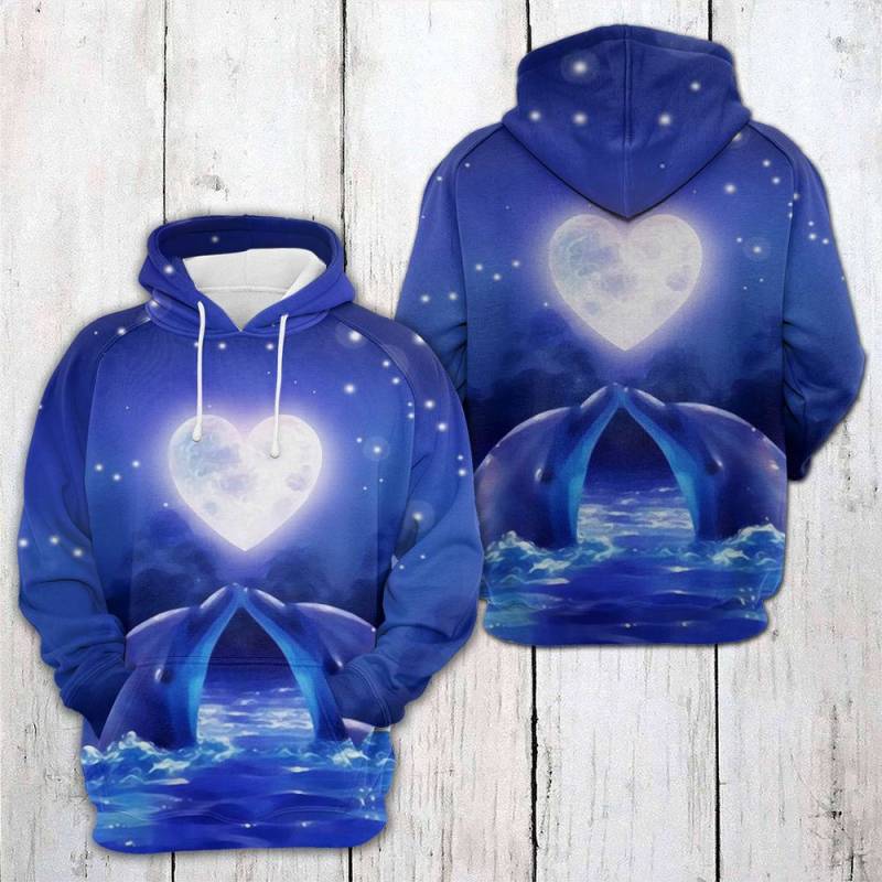 Dolphin Couple H20805 – All Over Print Unisex Hoodie