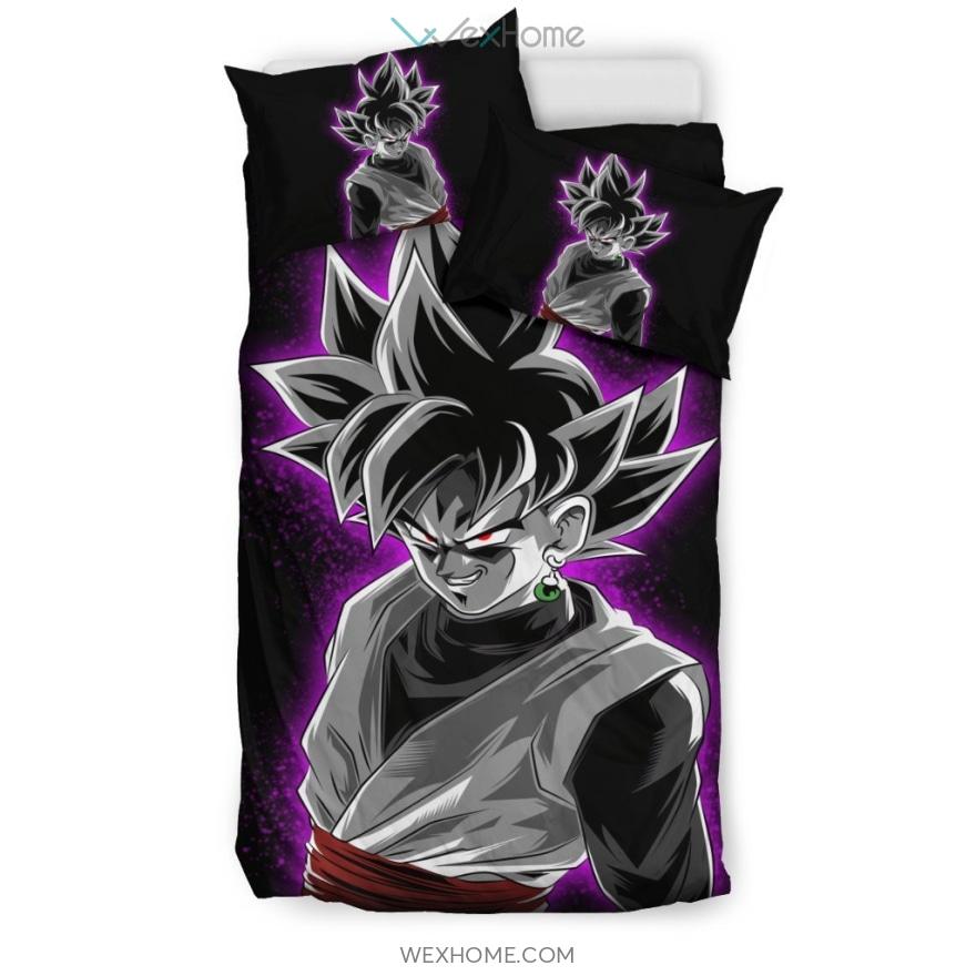 Goku Black Bedding Set – Duvet Cover And Pillowcase Set – Unique Design Amazing Gift