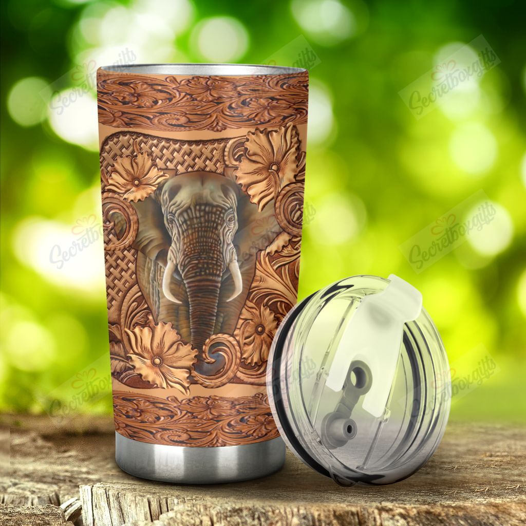 Personalized Elephant Lovers Yw2001706Cl Stainless Steel Tumbler Travel Customize Name, Text, Number, Image