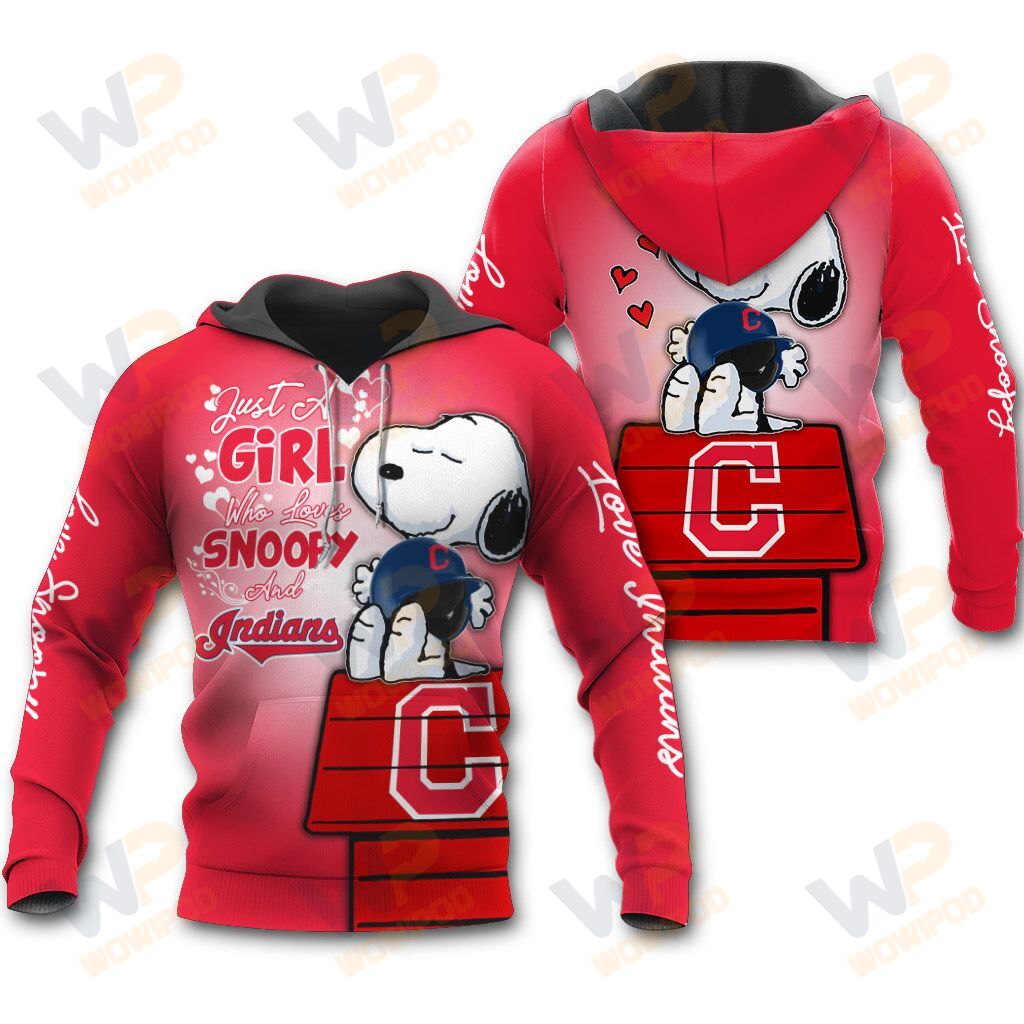 Cleveland Indians Snoopy Girl 232 L1MTH1014