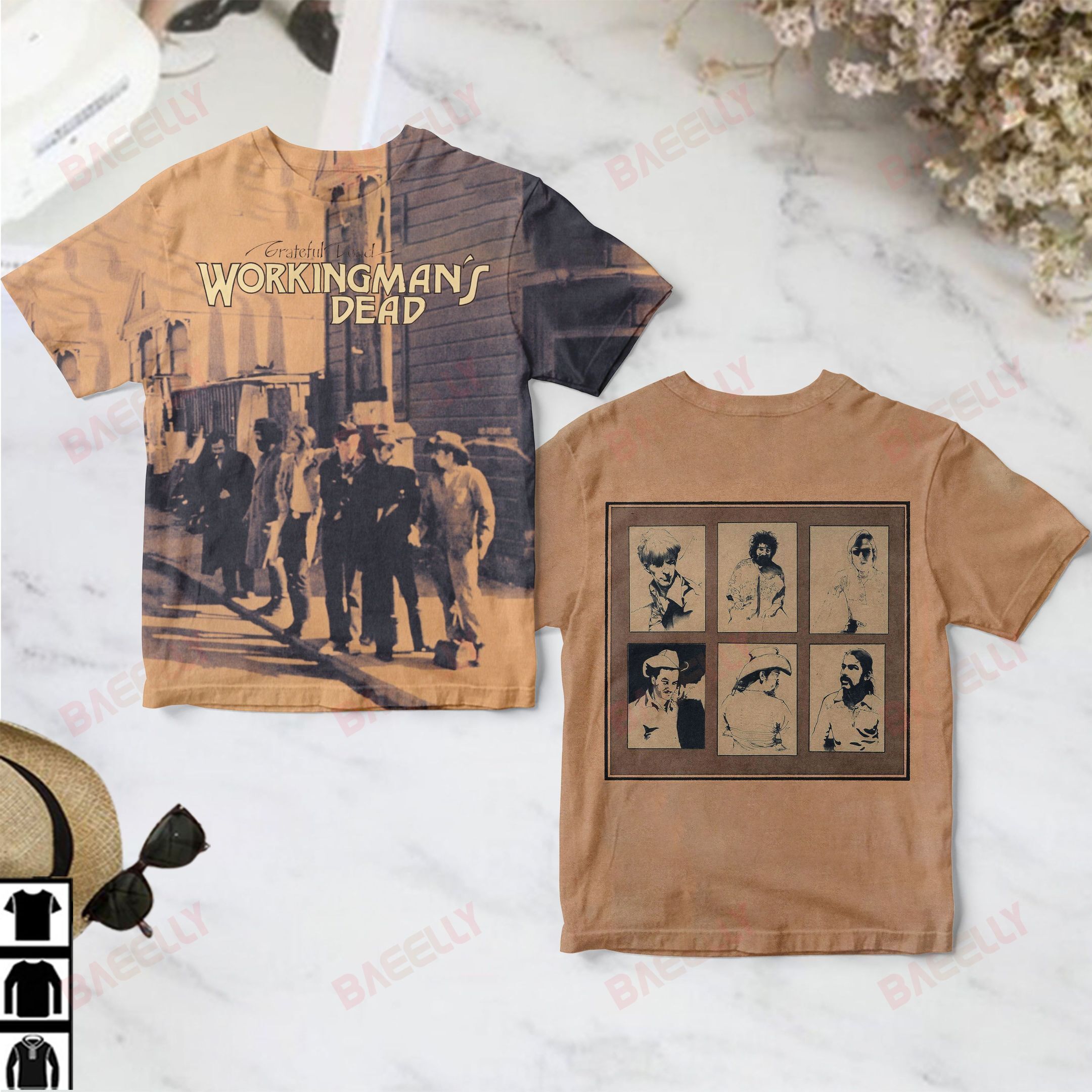 Grateful Dead T-Shirts, Vintage Grateful Dead Shirt, Grateful Dead Workingman’S Dead Shirt