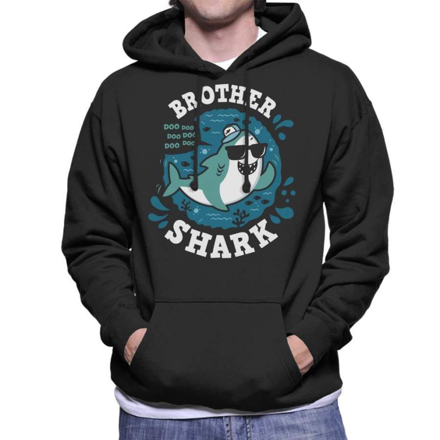 Baby Shark Family Brother Men’s Hooded Sweatshirt