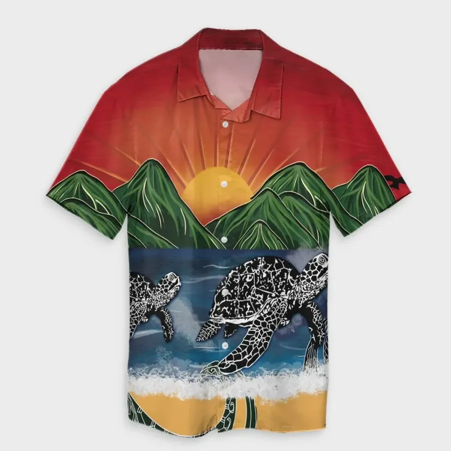 Sunset Ocean Hawaii Shirt For Men Women Ha40189