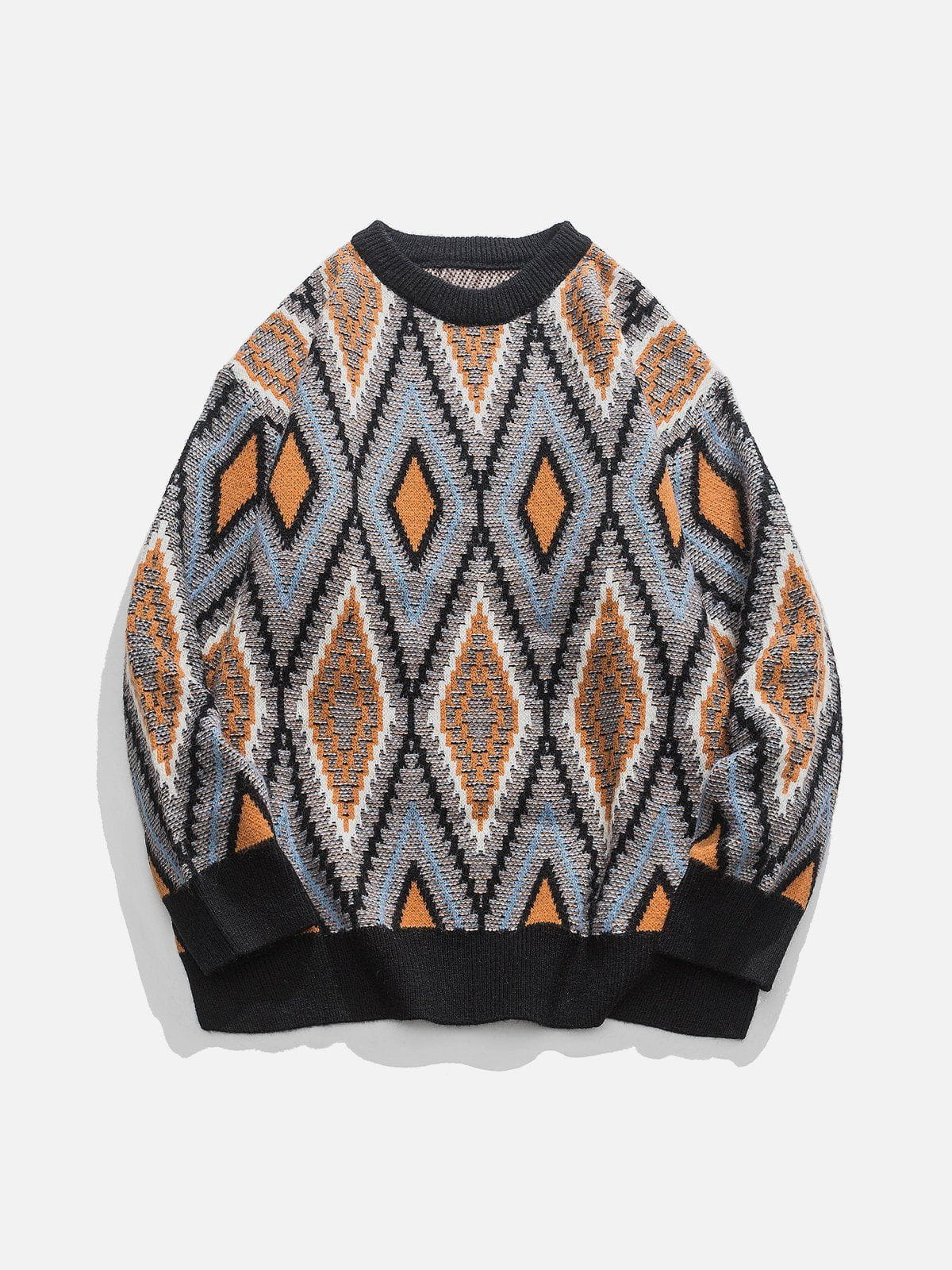 Talishko™ – Ethnic Style Rhombus Sweater