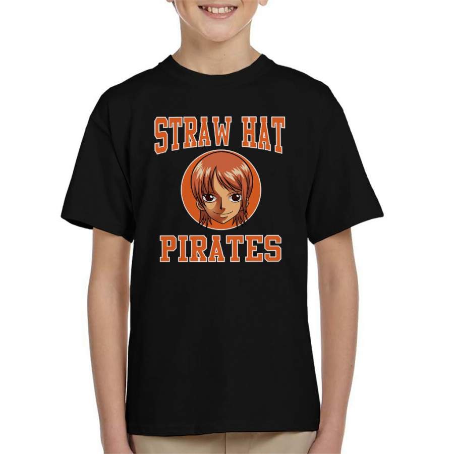 Straw Hat Pirates Nami One Piece Kid’s T-shirt