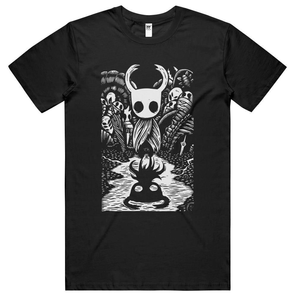 Ghost Knight Graphic Art Hollow Knight Funny Game T Shirts