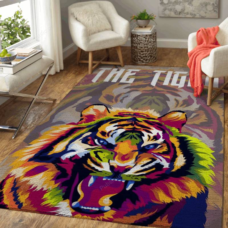 The tiger  – Animal Pop Art Rug Mats – Carpet