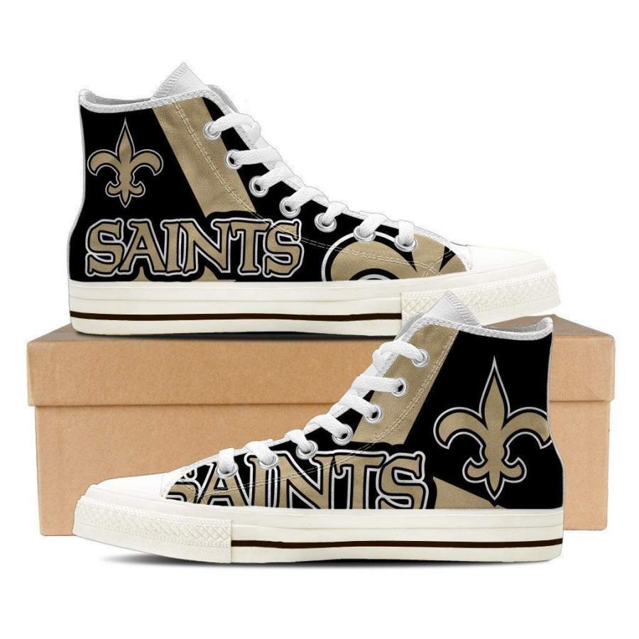 New Orleans Saints Mens High Top Sneakers High Top