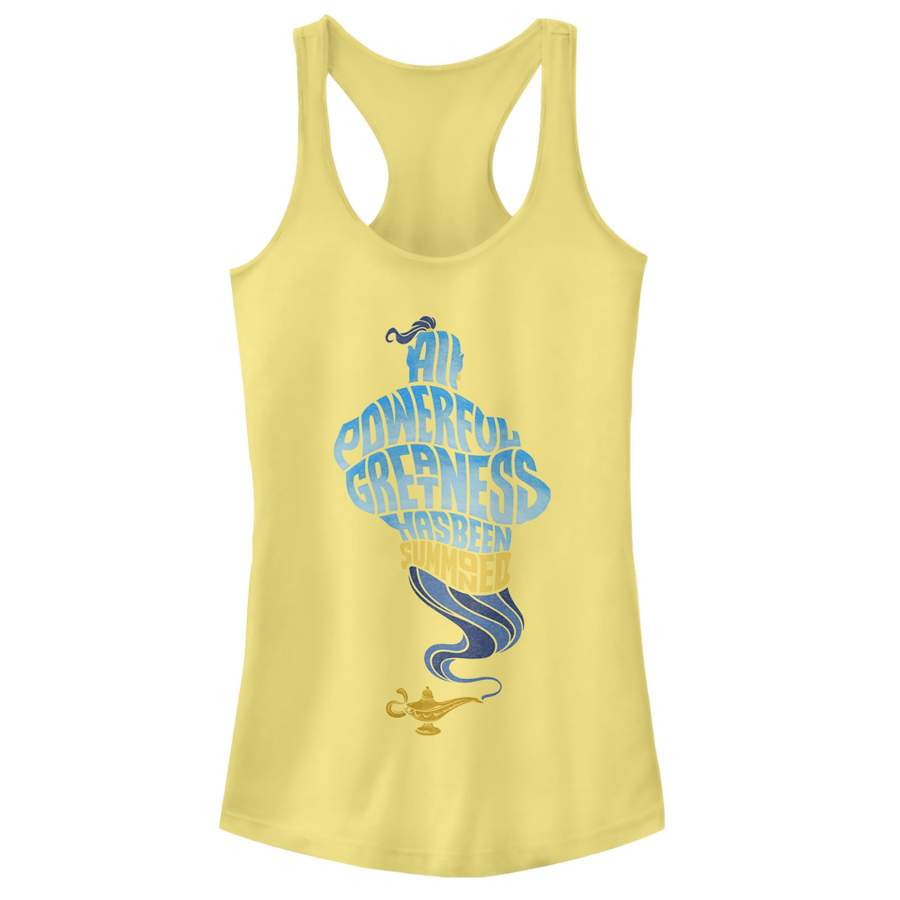 Aladdin Junior’s Genie Greatness Summoned  Racerback Tank Top